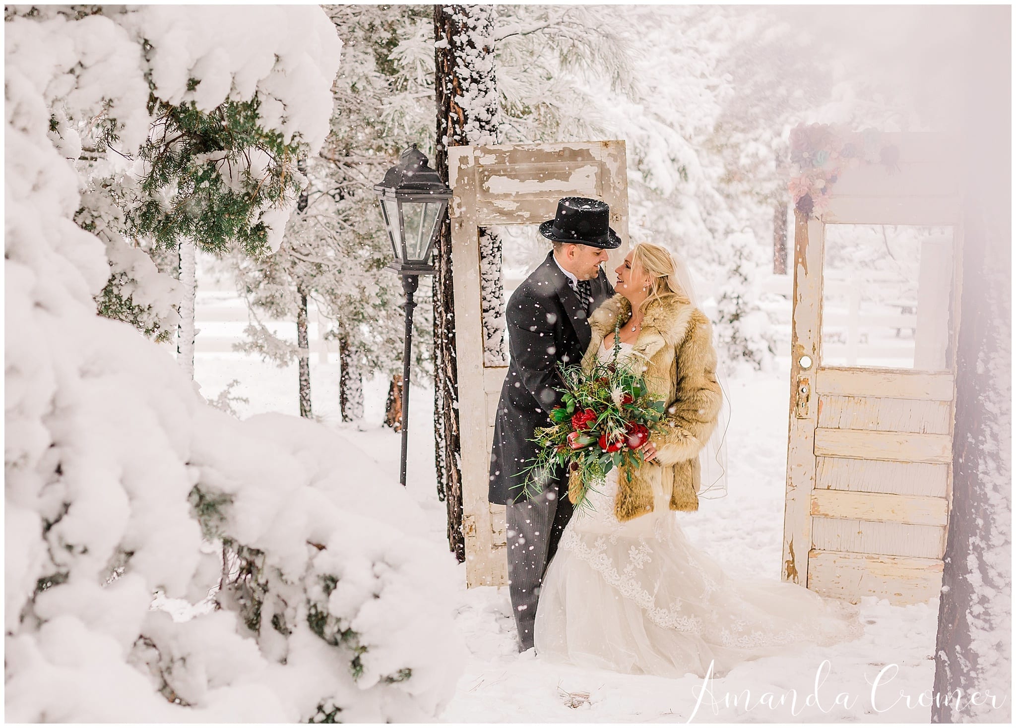 Stone Haven Lodge Wedding | Snow Wedding | Narnia Themed Wedding | 
