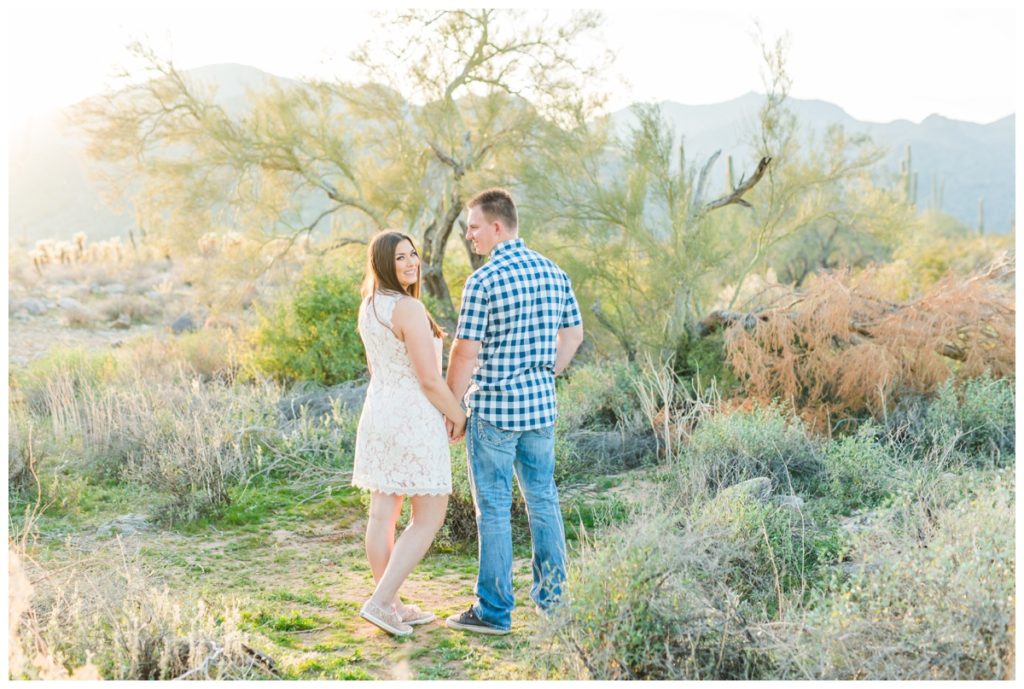 Phoenix Desert Engagement Session | Phoenix Wedding Photographer Amanda Cromer Photography