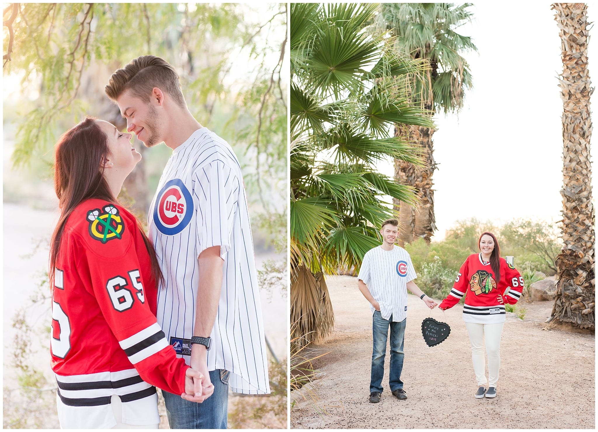 Winter Papago Park Engagement Session