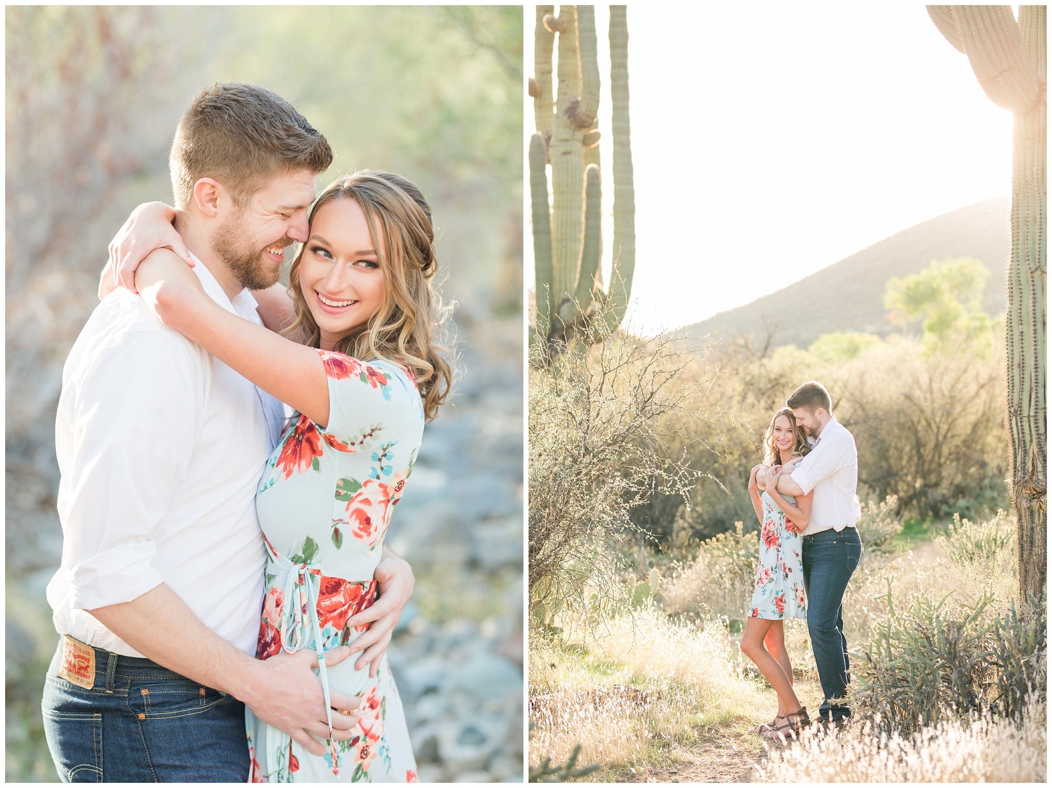 Phoenix Outdoor Desert Engagement Session | Jessica + Kyle | Amanda Cromer Photography_0029