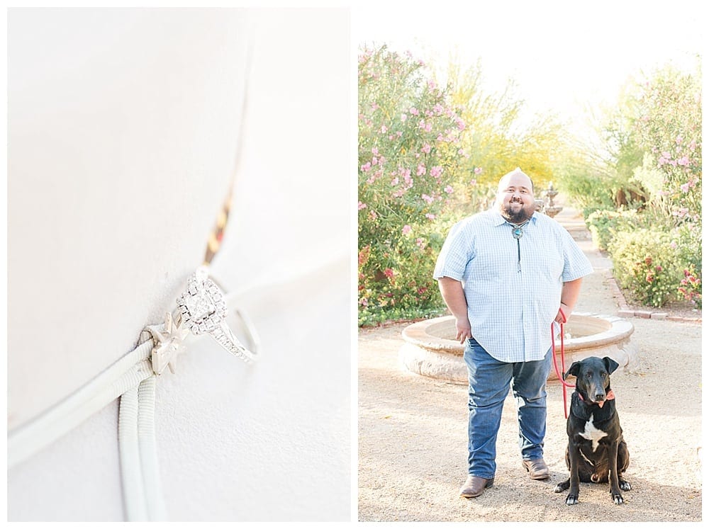 Country Windmill Winery Engagement Session with dogs