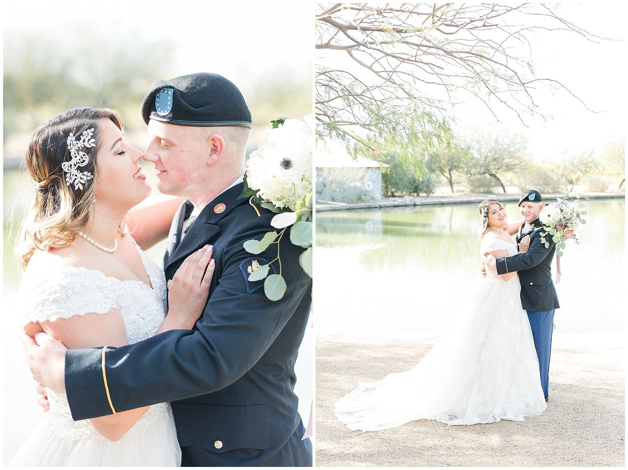 Windmill Winery Lake House Military Wedding Wedding Portraits