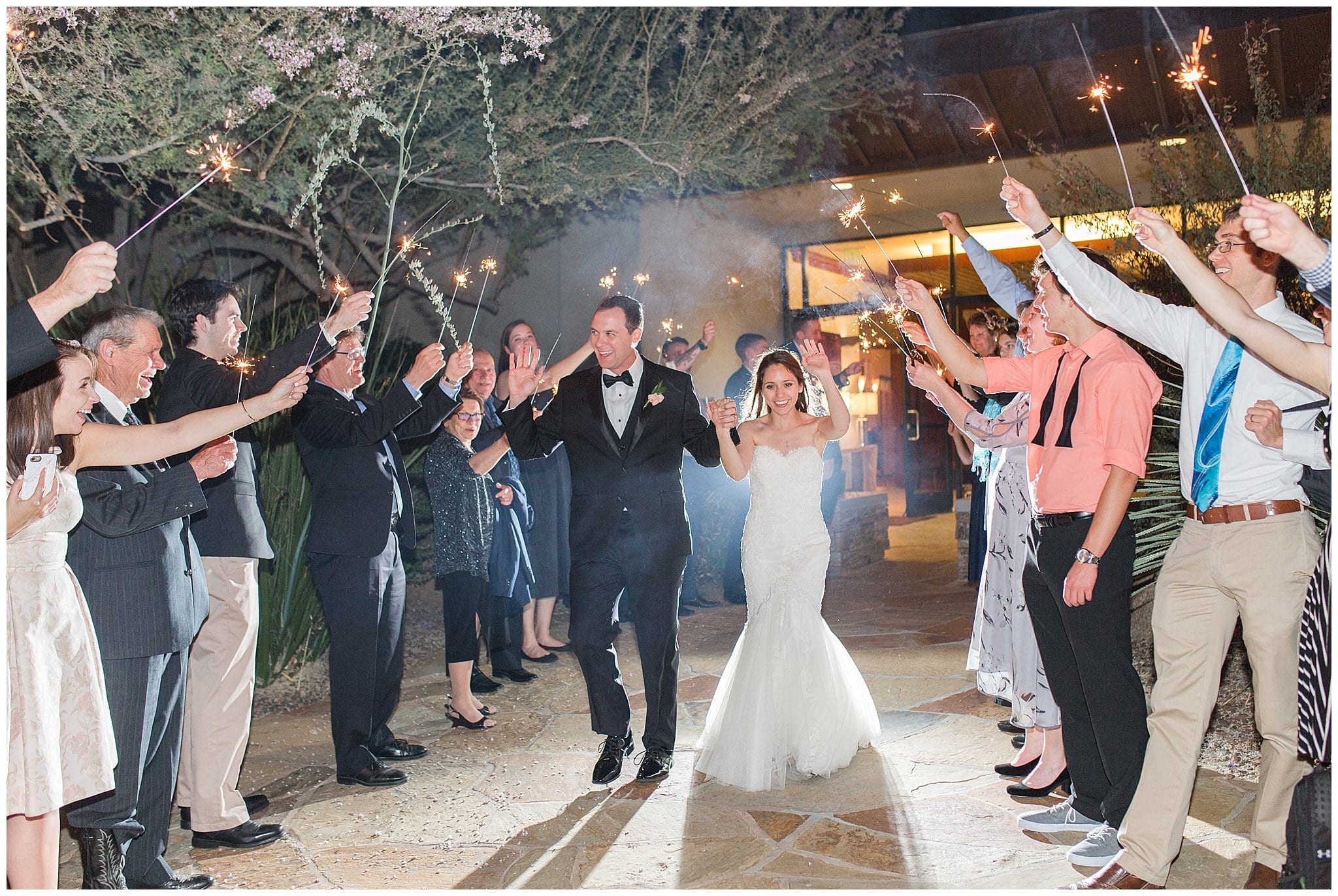 Trilogy at Vistancia, Kiva Club Wedding | Phoenix Wedding Photographer Amanda Cromer Photography | Aryana + James_0001 sparkler exit
