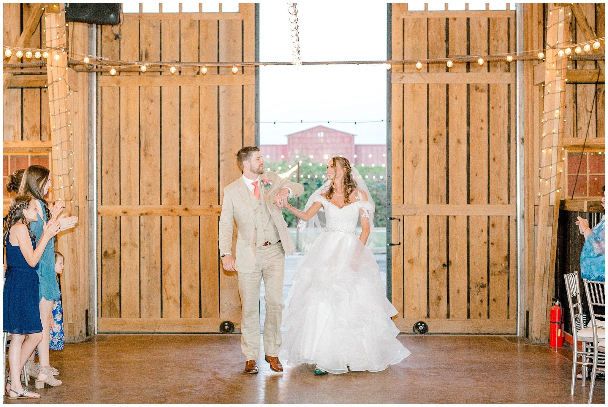 Windmill Winery Barn Wedding, Grand Entrance Pictures