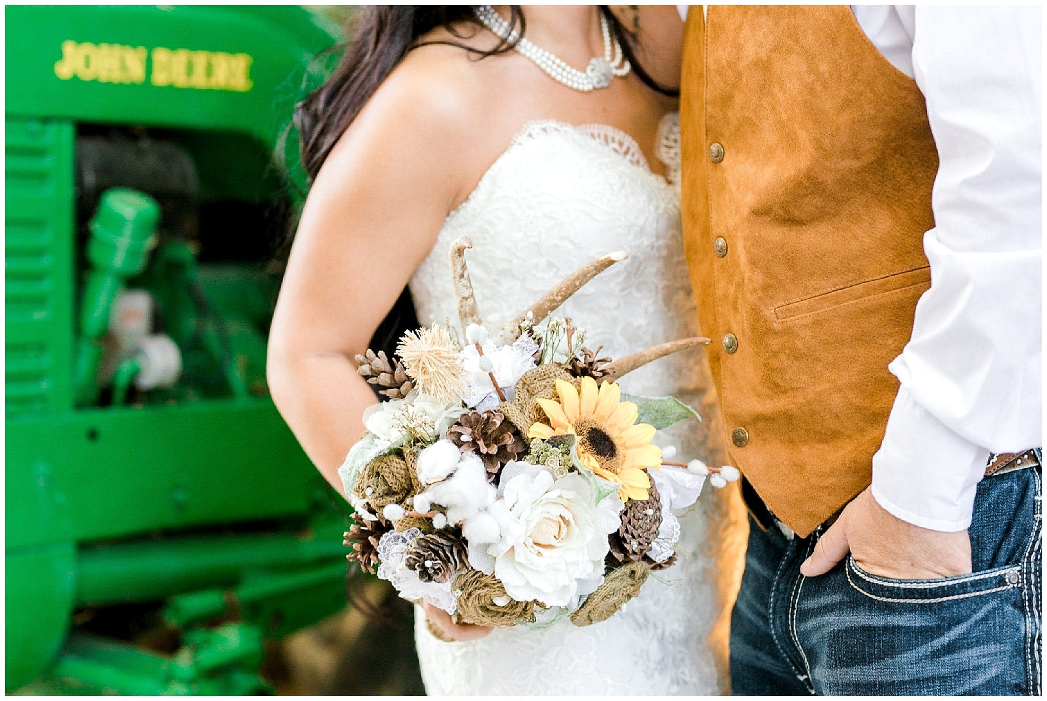Windmill Winery Barn Wedding, Country Wedding, Outdoor Wedding, Country themed wedding, Tractors, John Deere Wedding, Big Red Barn Wedding, Bride and Groom Portraits