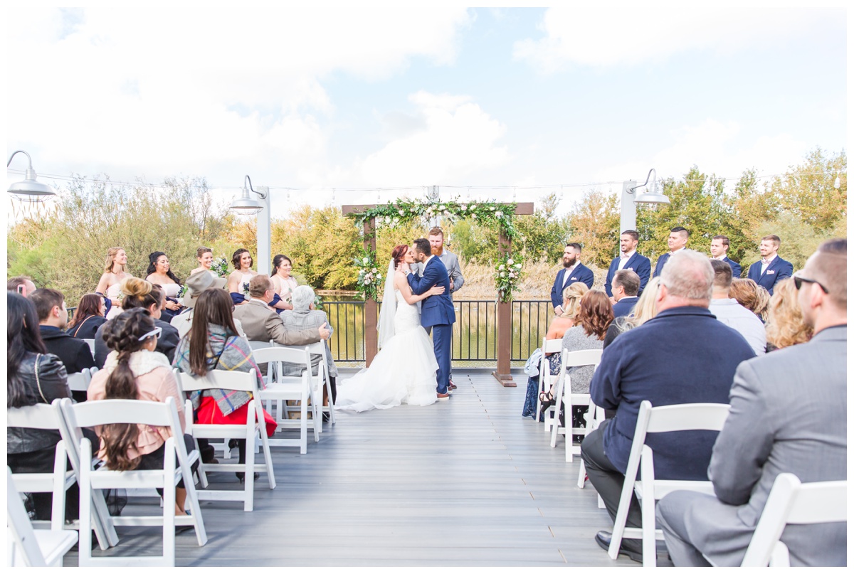 Windmill Winery Lake House Wedding Ceremony 