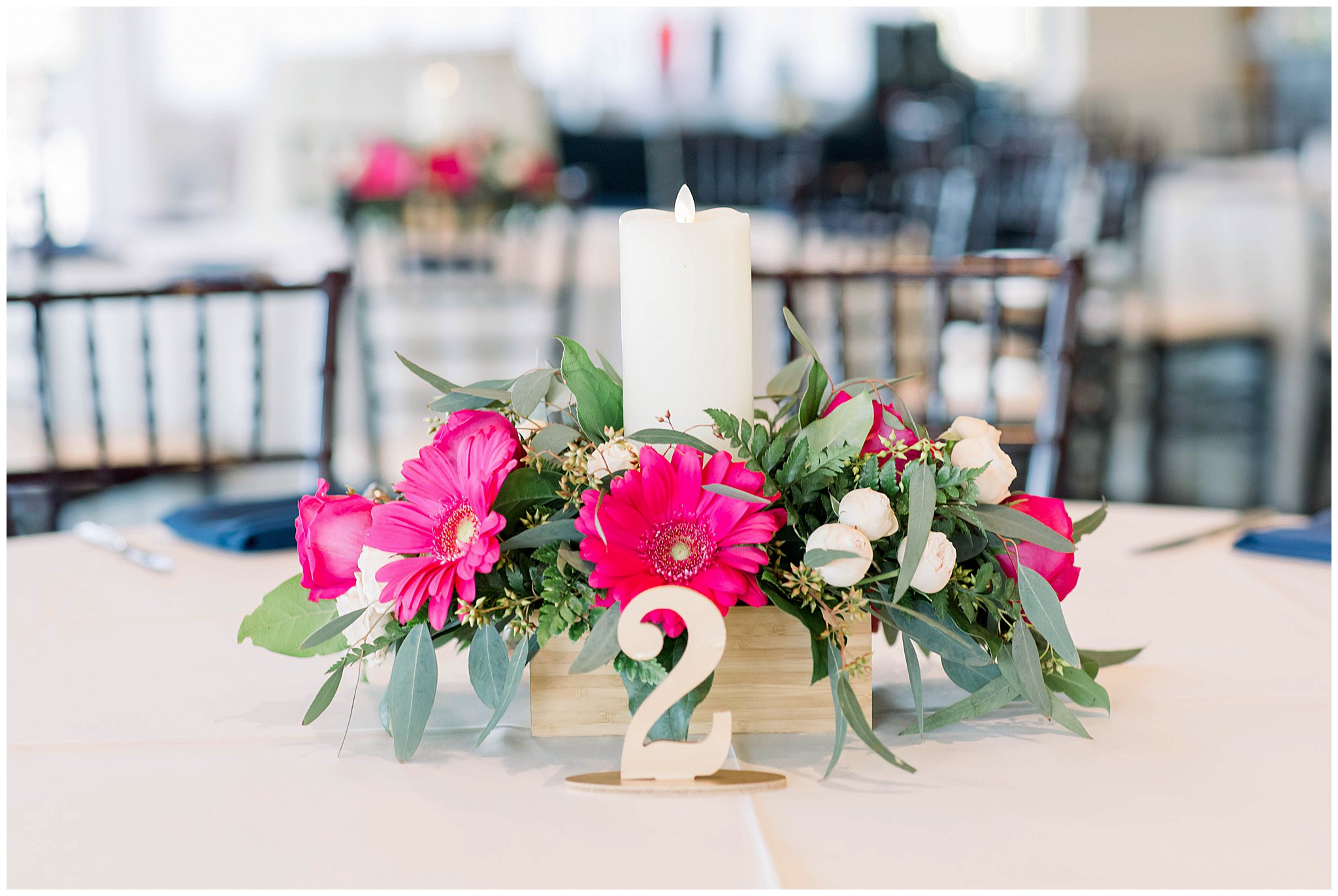 fuchsia flowers on table 2