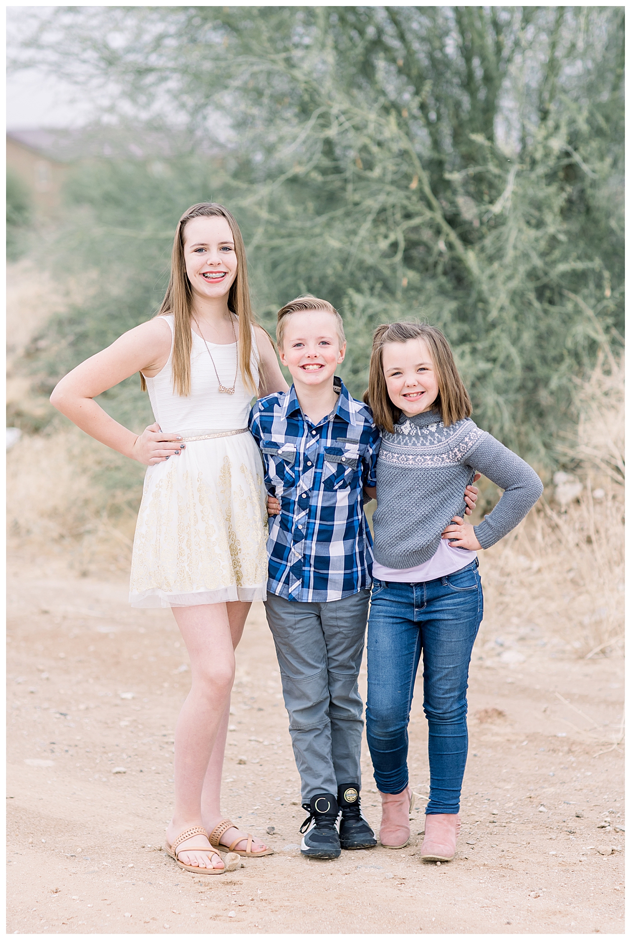 Cromer Family Pictures, Husband and Wife Picture, Desert Family Session, Navy, Burgundy, Kids Christmas