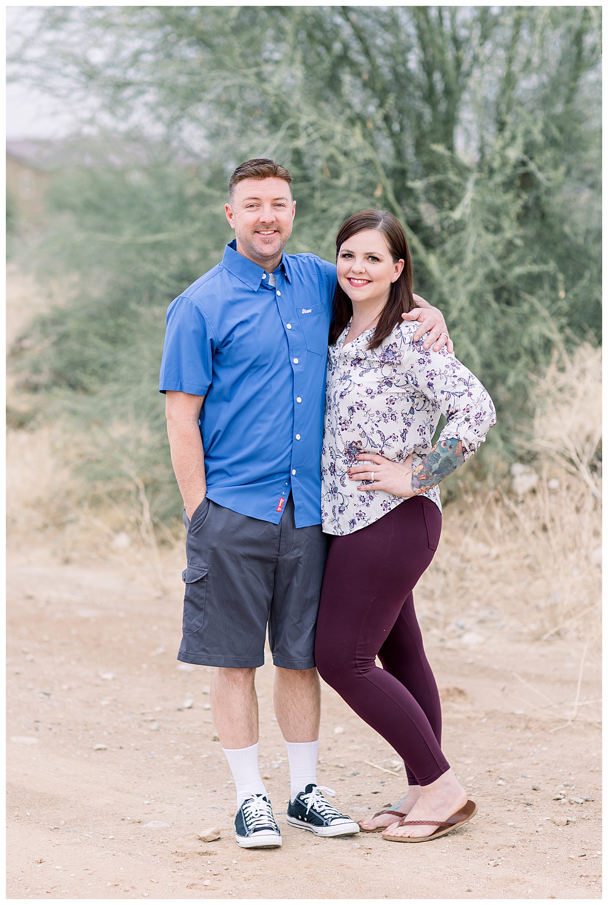 Cromer Family Pictures, Husband and Wife Picture, Desert Family Session, Navy, Burgundy, Kids Christmas