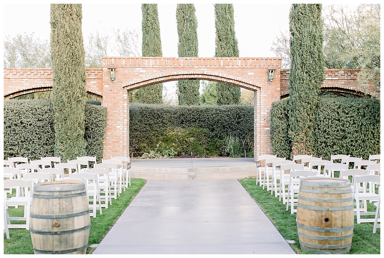 The arches at windmill winery barn