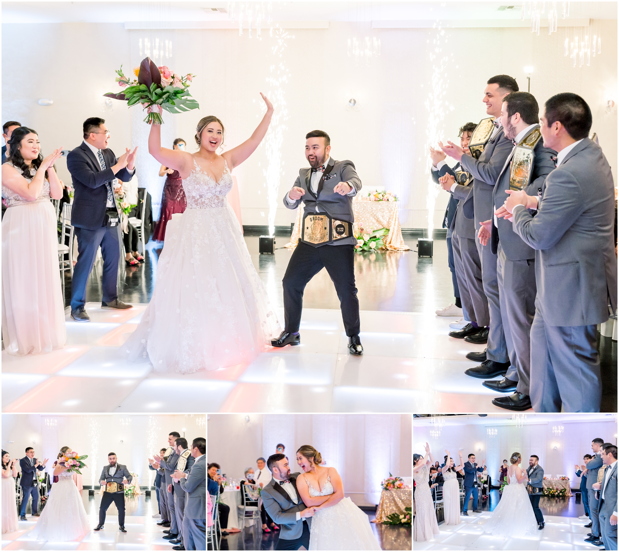 Bride Groom Dancing at Reception