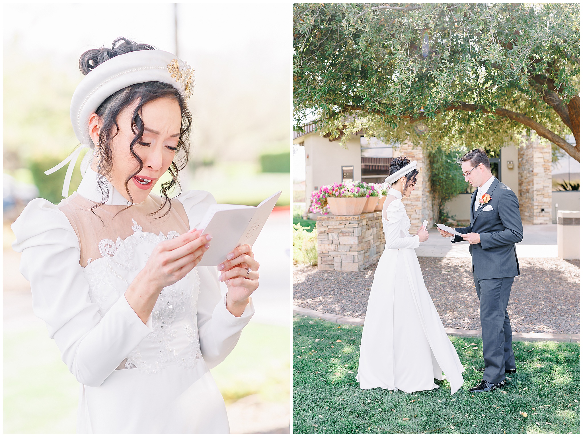 Colorful Outdoor Wedding, Kiva Club Wedding, Peoria Wedding, Bride and Groom