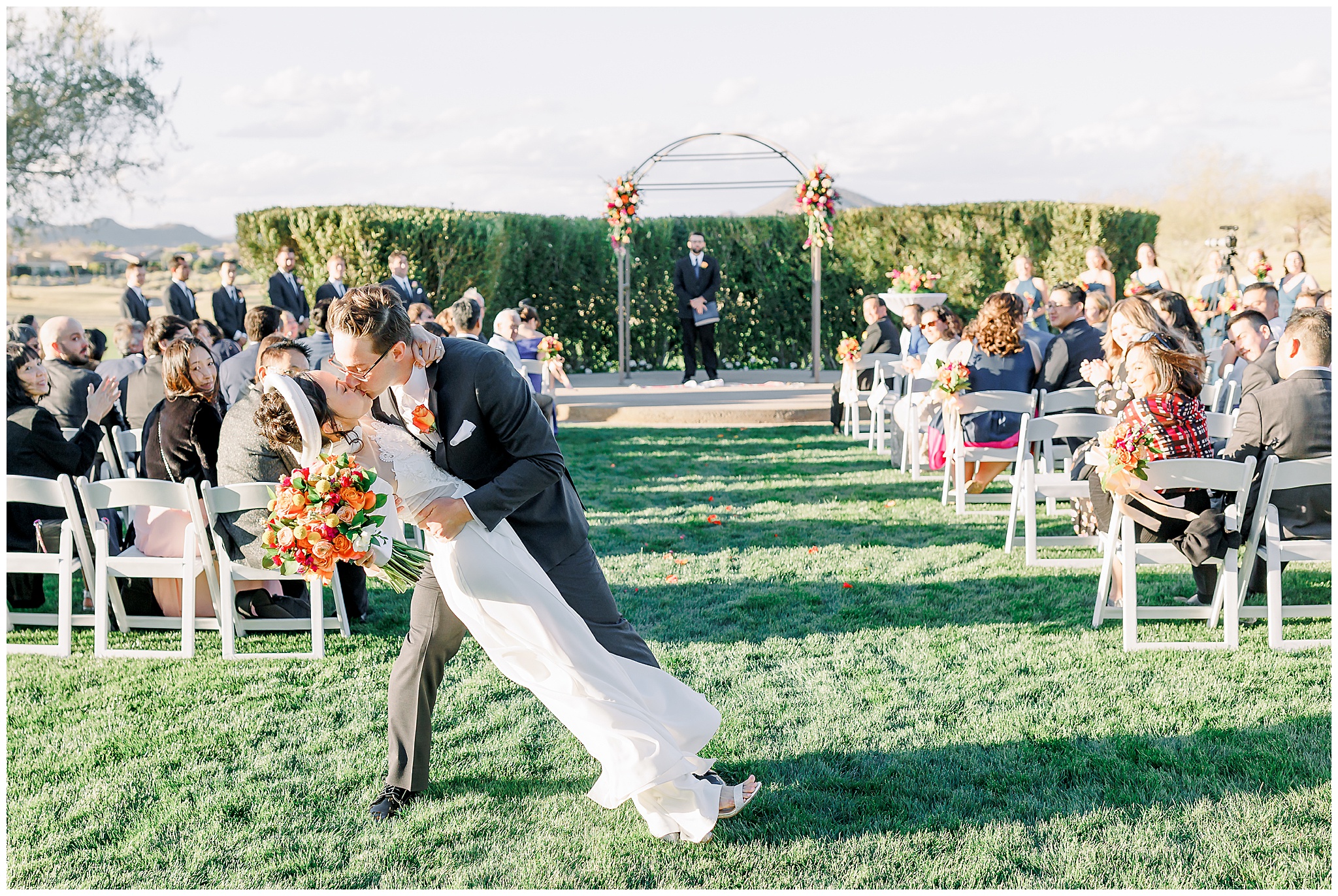 Colorful Outdoor Wedding, Kiva Club Wedding, Peoria Wedding, Bride and Groom, Details