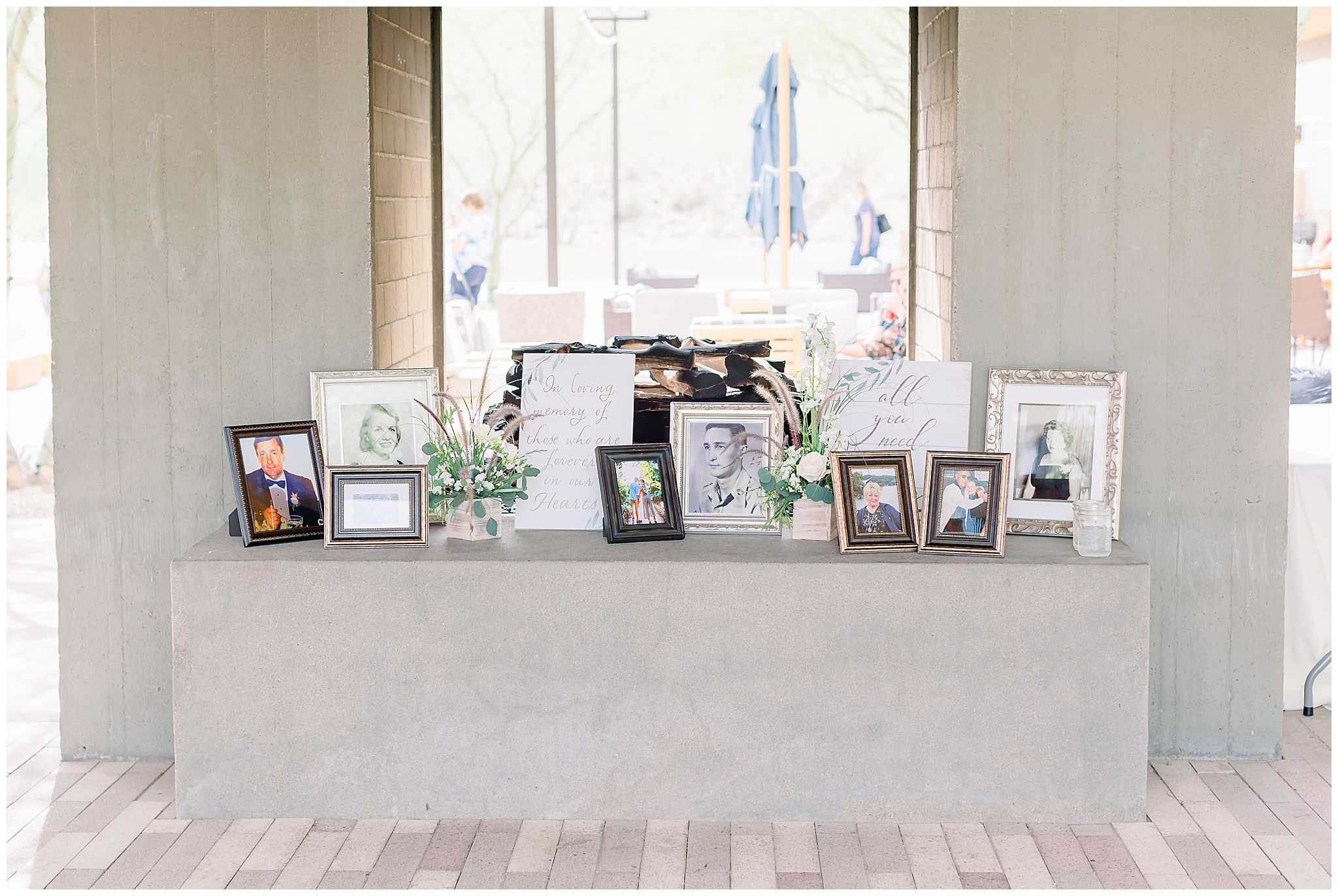 family remembrance table