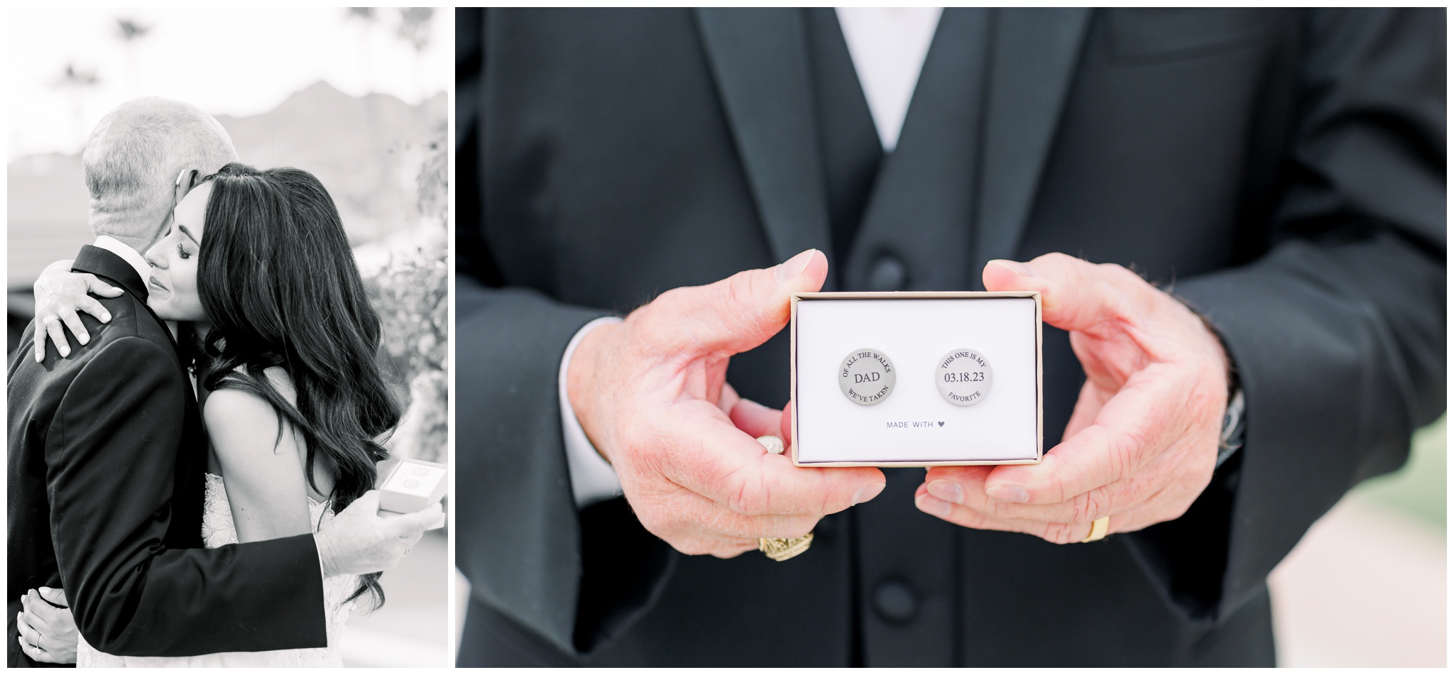 father of the bride custom cuff links