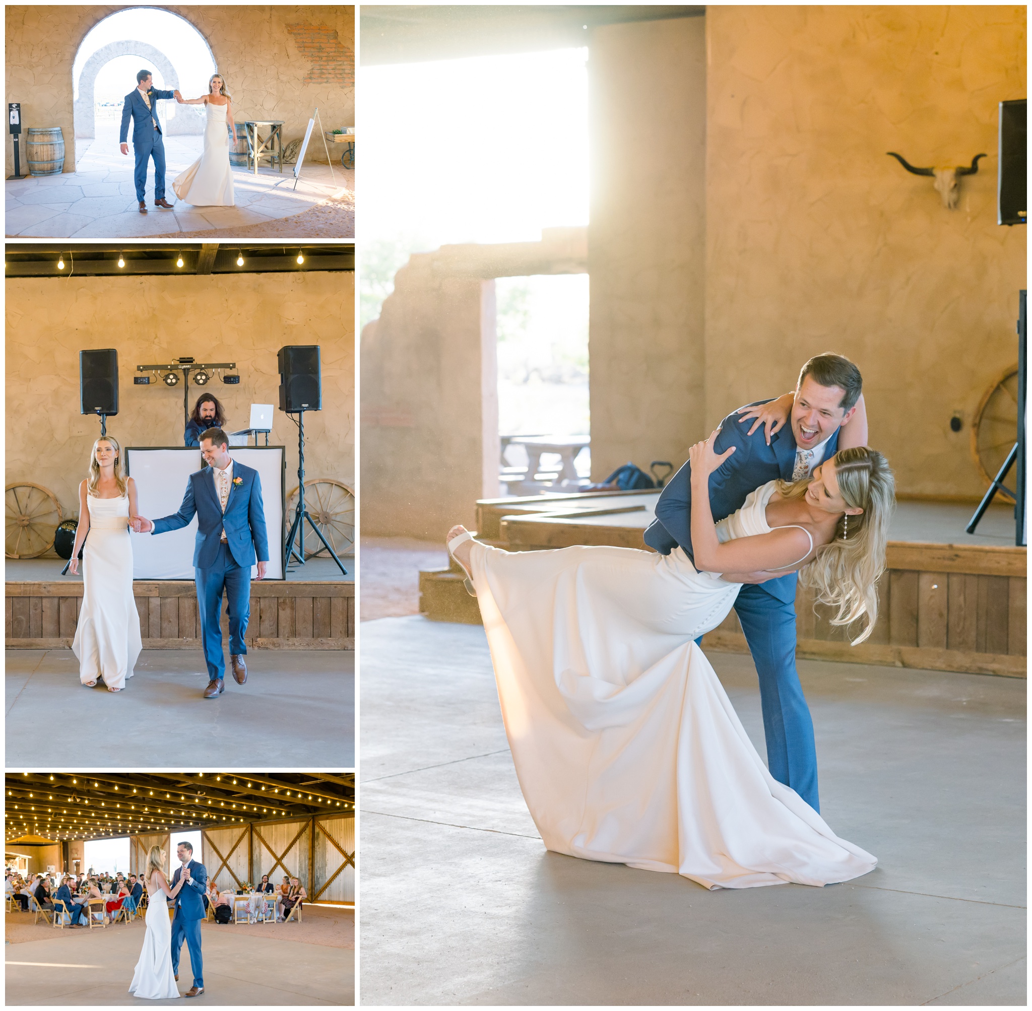 Grand entrance and first dance as husband and wife