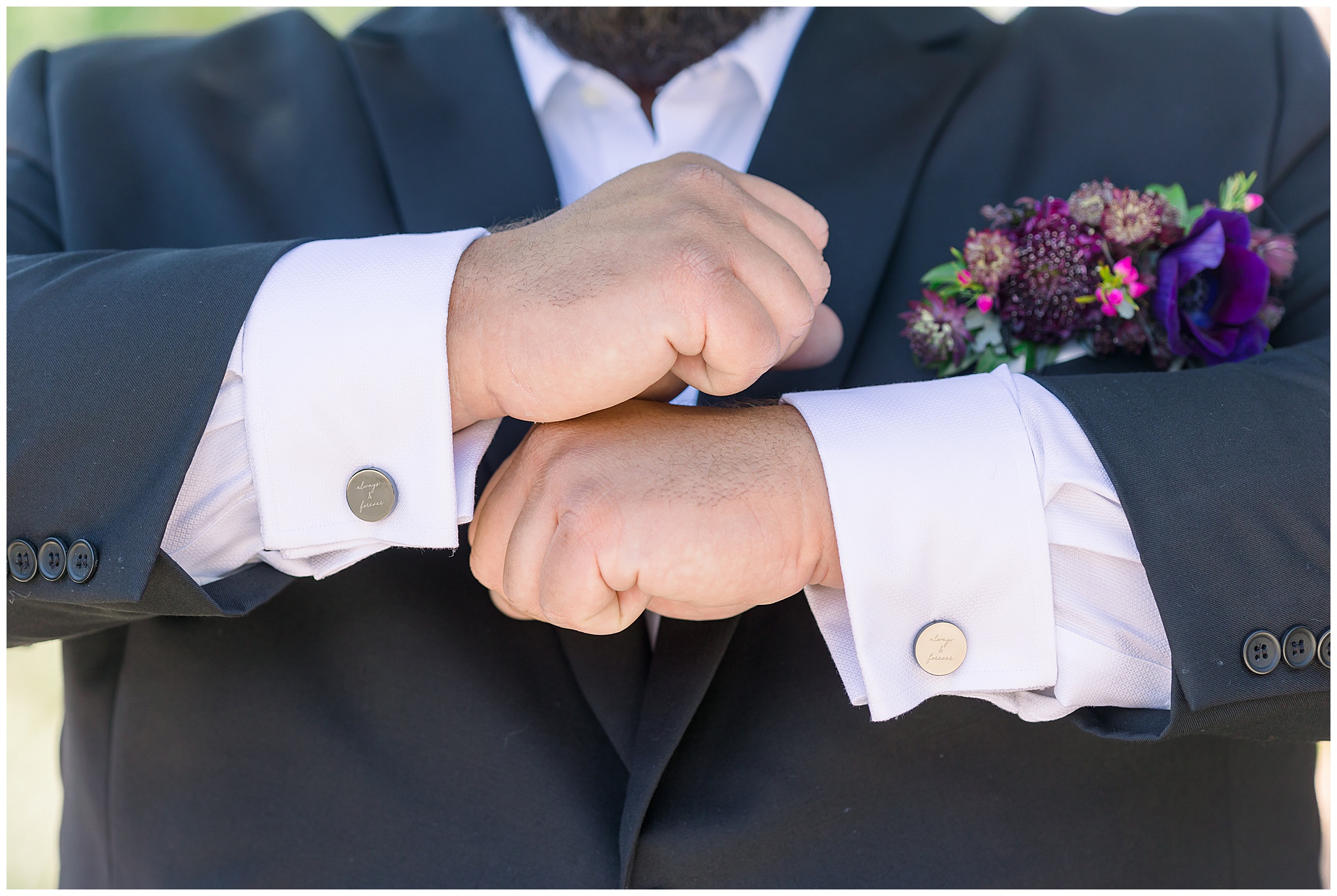 personalized groomsmen cuff links