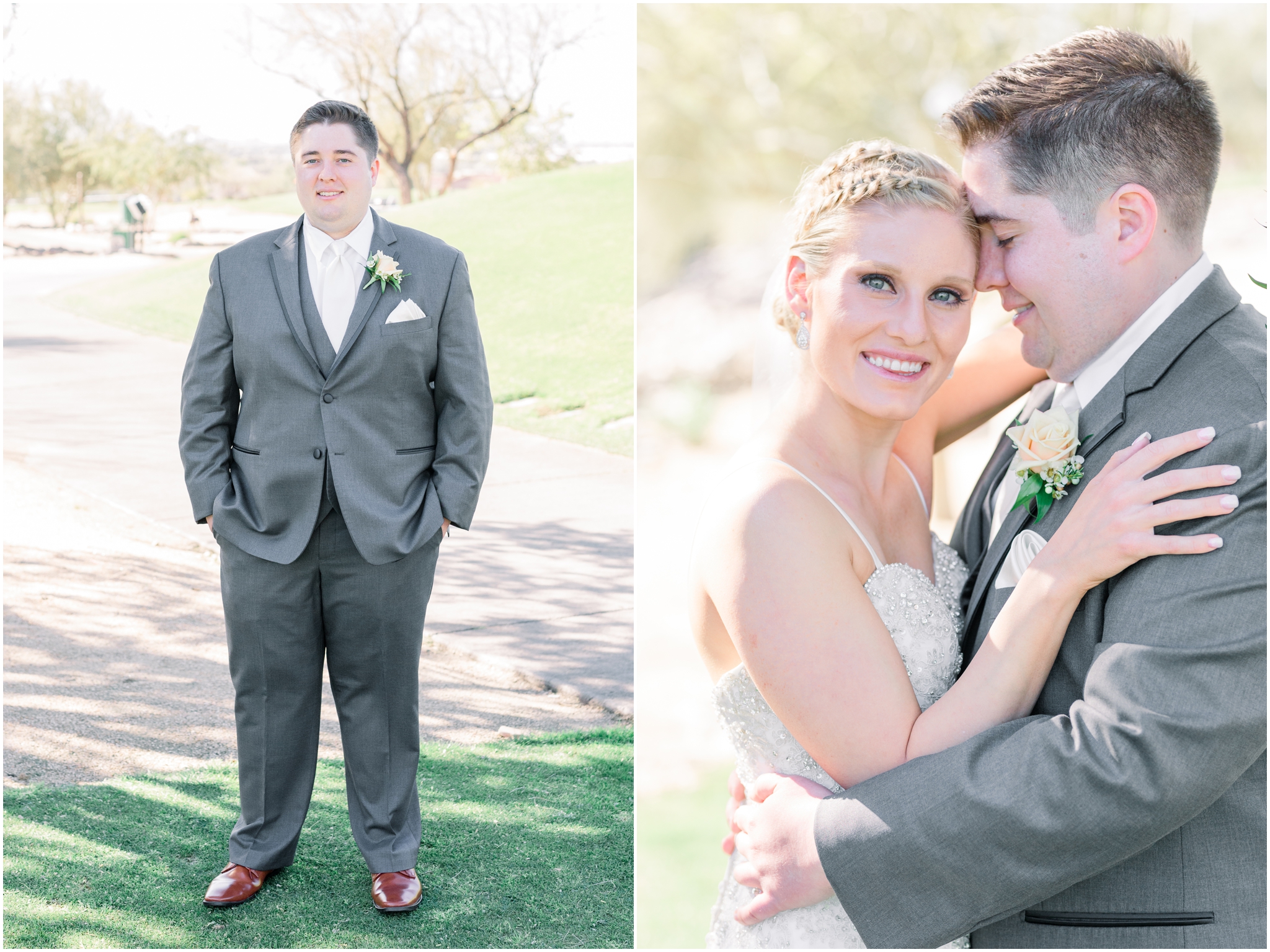 McDowell Mountain Golf Club just married portraits